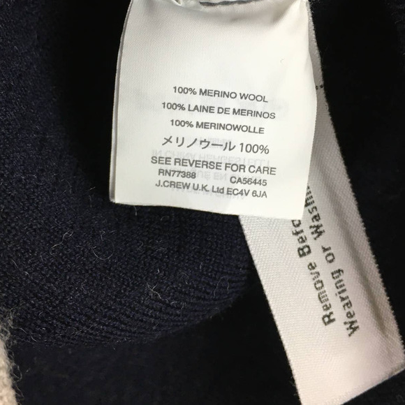 J. Crew Collection Bonded Merino Wool Boxy Sweater - Picture 5 of 6